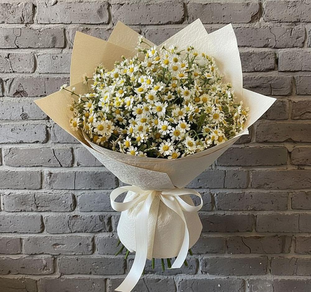 Букет цветов из: Ромашки в Подгорной Краснодарского края