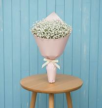 Букет цветов из:  Гипсофила в Подгорной Краснодарского края