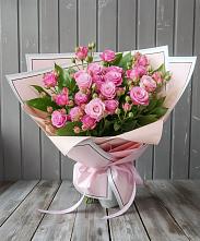 Букет Розовый кустик #REPLACE_PRED# Подгорной Краснодарского края