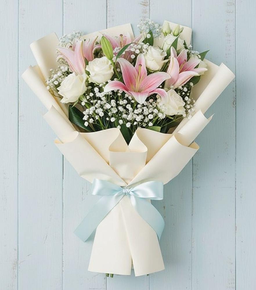 Букет цветов из: Лилии в Подгорной Краснодарского края