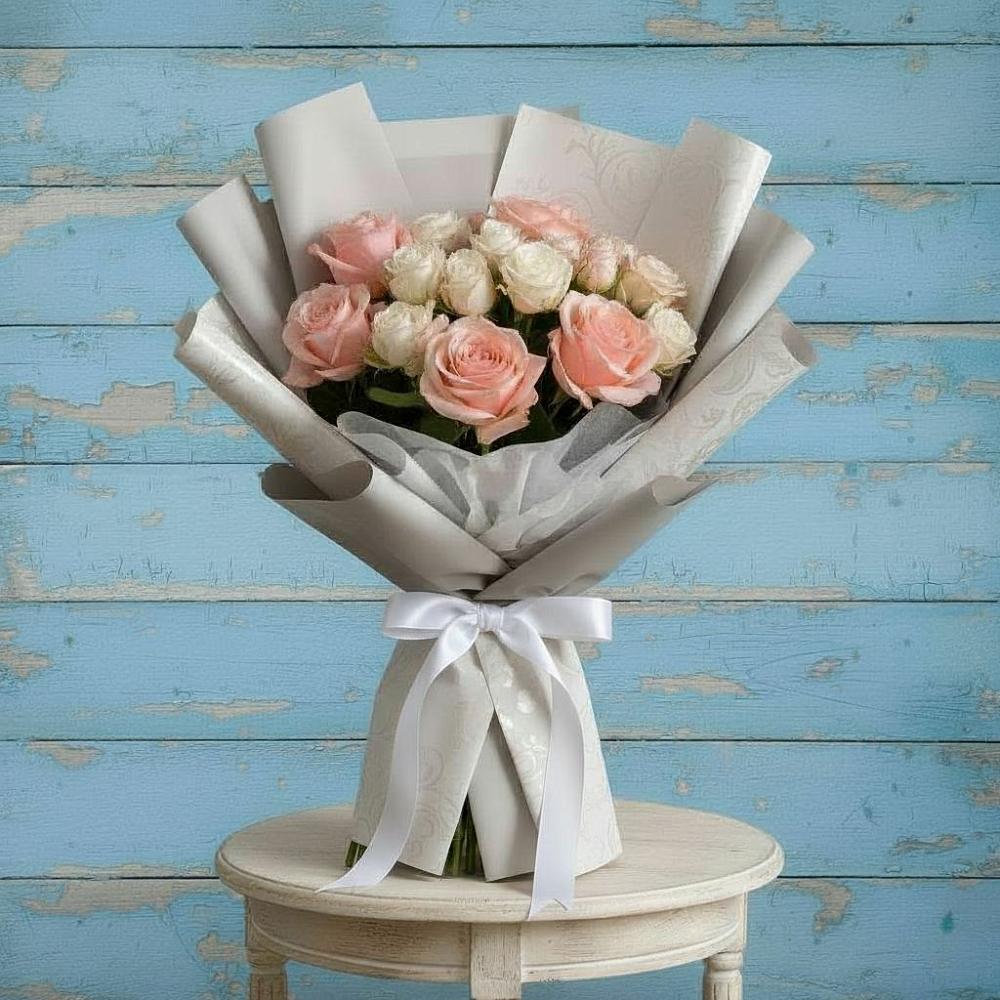 Букет цветов из: Розы в Подгорной Краснодарского края