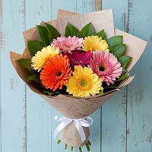 Букет цветов из:  Герберы #REPLACE_PRED# Подгорной Краснодарского края
