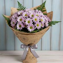 Букет цветов из:  Хризантемы в Подгорной Краснодарского края