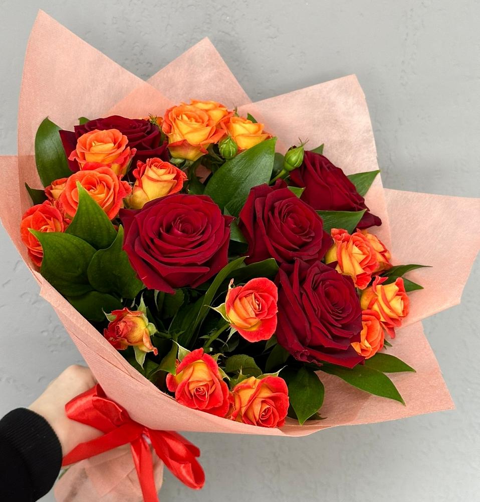 Букет Любовь и восторг в Подгорной Краснодарского края