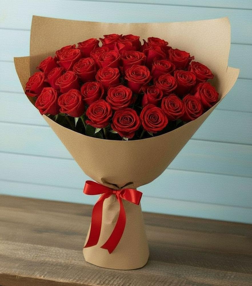 Букет Красные розы Милано в Подгорной Краснодарского края
