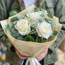 Букет Нежные грёзы в Подгорной Краснодарского края Букет цветов из: Розы в Подгорной Краснодарского края
