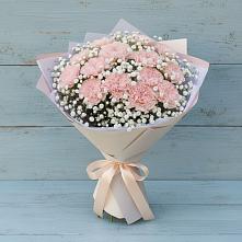 Букет цветов из:  Гвоздики в Подгорной Краснодарского края