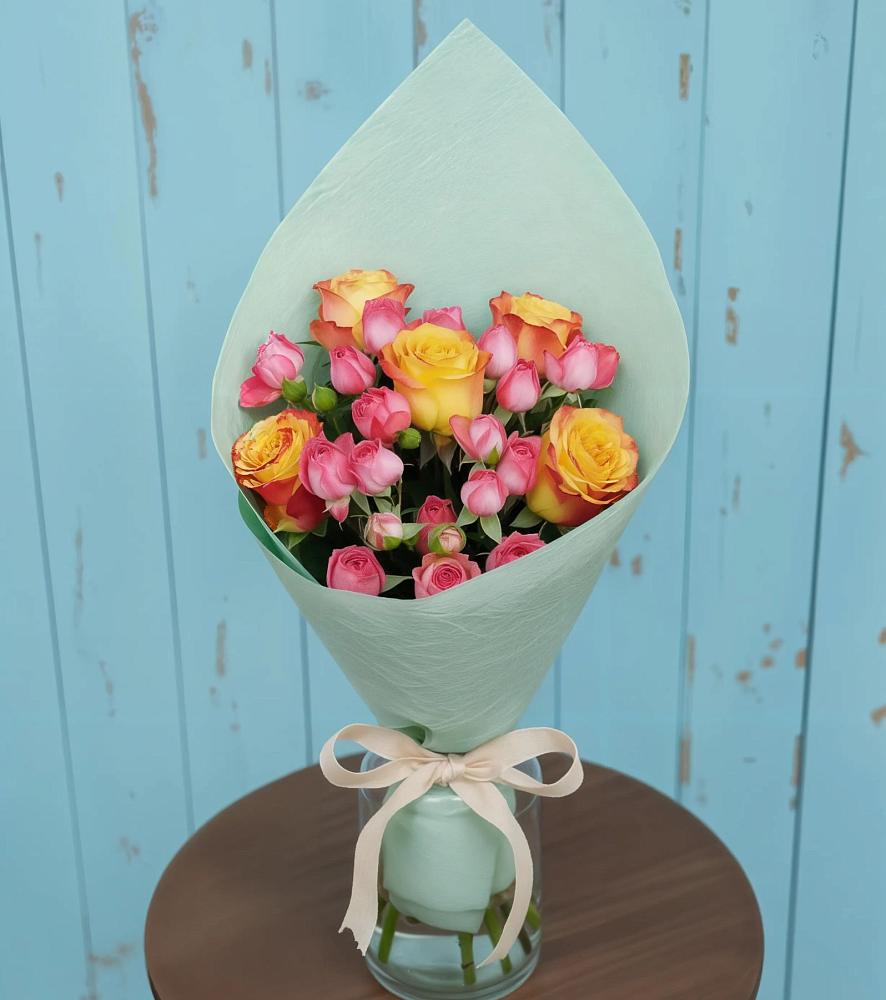 Букет цветов из: Розы в Подгорной Краснодарского края