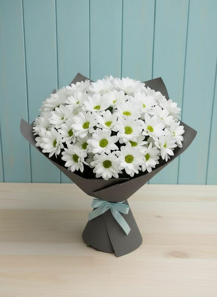 Букет цветов из: Хризантемы в Подгорной Краснодарского края