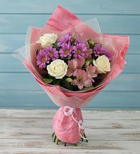 Букет цветов из:  Герберы #REPLACE_PRED# Подгорной Краснодарского края