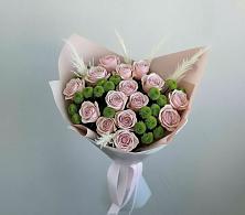Букет цветов из:  Розы и Хризантемы в Подгорной Краснодарского края
