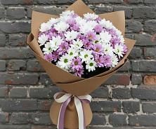 Букет цветов из:  Хризантемы в Подгорной Краснодарского края