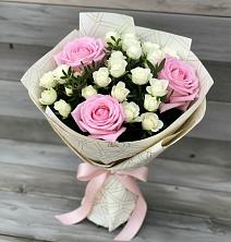 Букет цветов из:  Розы в Подгорной Краснодарского края