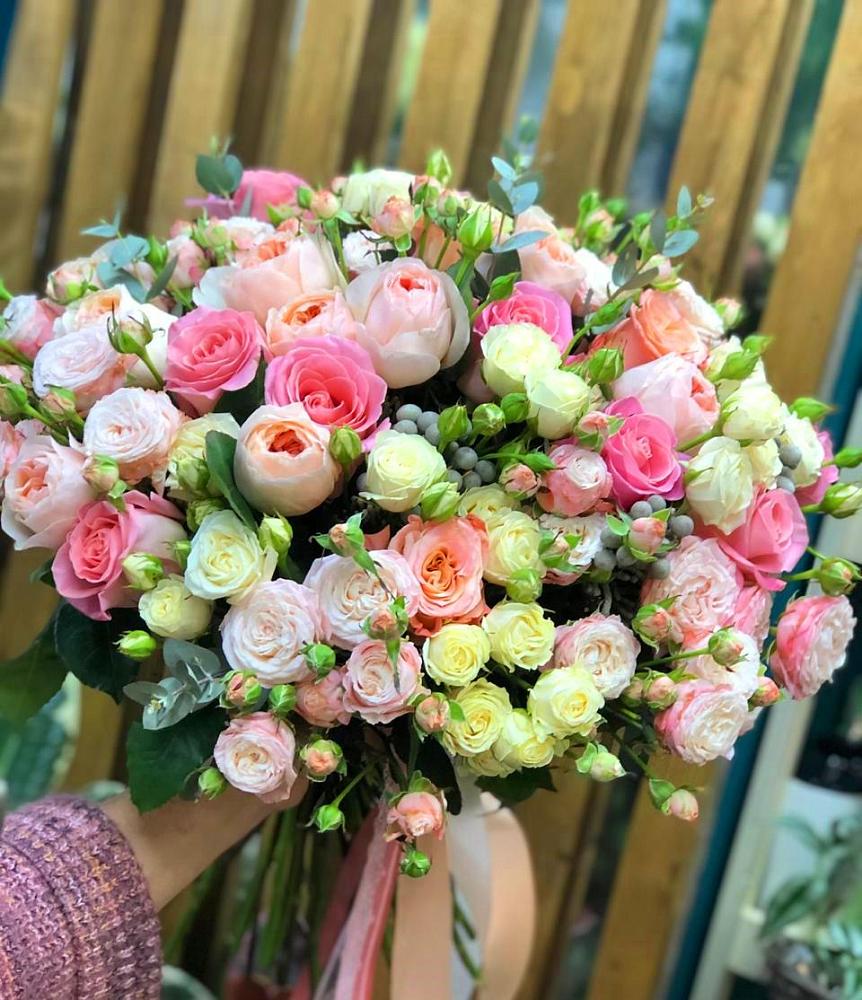 Букет цветов из: Розы в Подгорной Краснодарского края