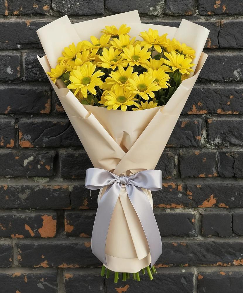 Букет цветов из: Хризантемы в Подгорной Краснодарского края
