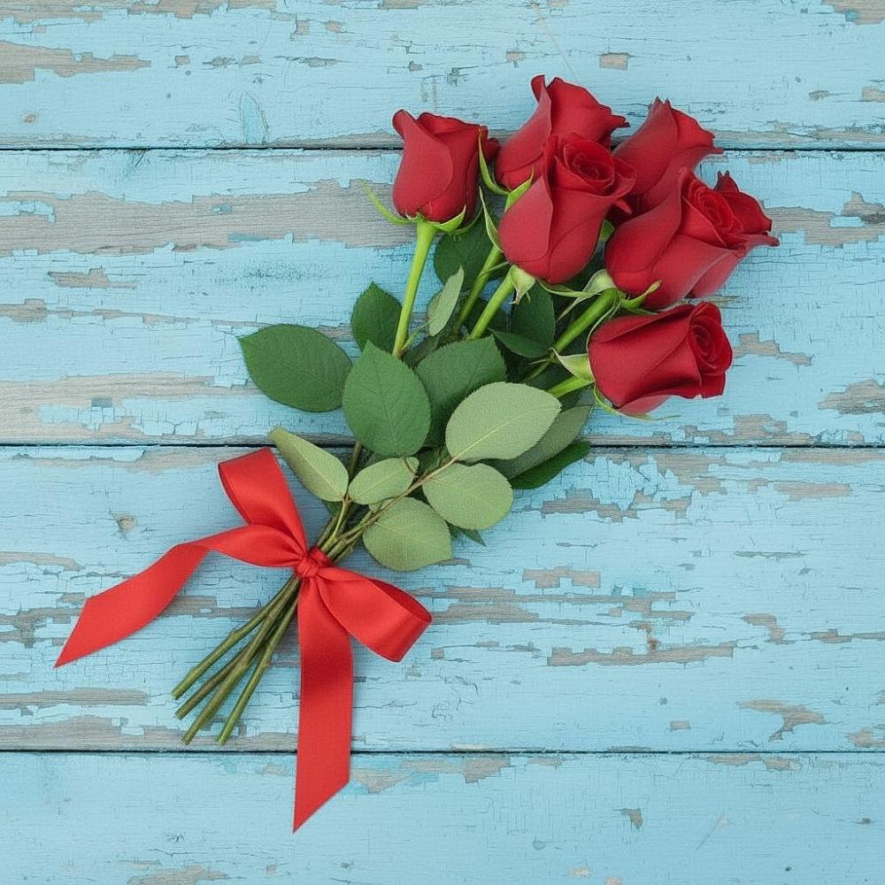 Букет Красные розы в Подгорной Краснодарского края