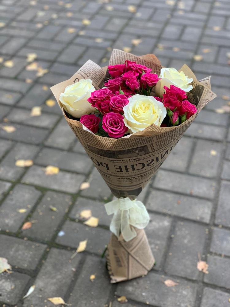 Букет цветов из: Розы в Подгорной Краснодарского края