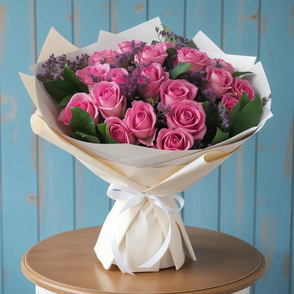 Букет цветов из: Розы в Подгорной Краснодарского края