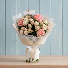 Букет цветов из:  Розы в Подгорной Краснодарского края
