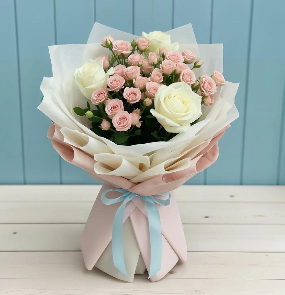 Букет цветов из: Розы в Подгорной Краснодарского края