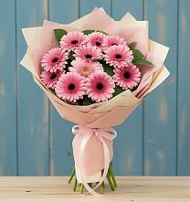Букет цветов из:  Герберы в Подгорной Краснодарского края